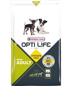 VERSELE-LAGA Opti Life Adult Mini 7,5kg - ar vistu - mazām šķirnēm