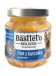 Basttet'o Holistic vistas fileja galette suņiem 130g