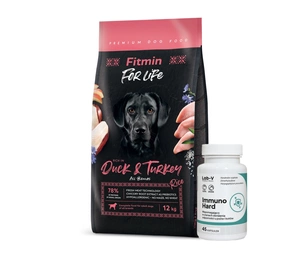 FITMIN dog For Life pīle un tītara 12 kg