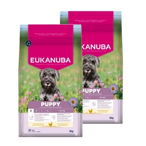 EUKANUBA Growing Puppy Small Breed 3kg vistas gaļas