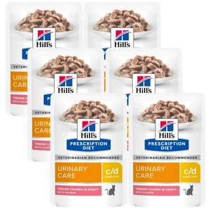 HILL'S PD Prescription Diet Feline c/d Salmon 85g paciņa