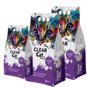 Clear Cat Blanco Lavender bentonīta pakaišu pakaišiem 25l