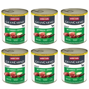 ANIMONDA GranCarno Pieaugušo suņu garša: briedis + ābols 800g