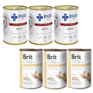 BRIT GF Veterinary Diets Dog Hepatic 400g - mitrā barība suņiem