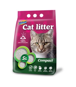 "HILTON Clumping Bentonite Litter Compact Cat Litter" 5L