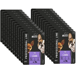 SUPER BENO Pieaugušo maisiņš maziem un vidējiem suņiem ar jēra gaļu 100g