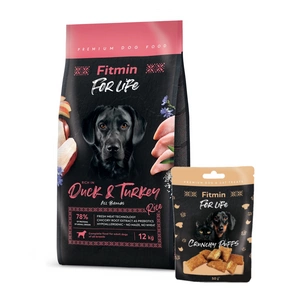 FITMIN dog For Life pīle un tītara 12 kg