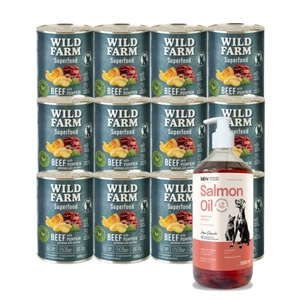 Wild Farm Superfood Beef 400g barība suņiem bez graudiem