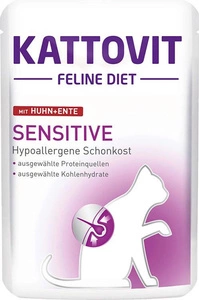 Kattovit Sensitive chicken+duck 85g maisiņš