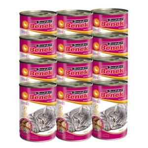 Super Benek KOT bezzbożowe kąski z kaczką w sosie 415g