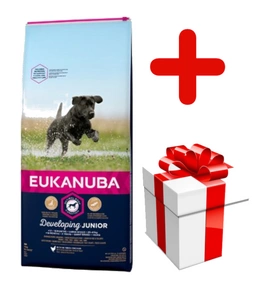 EUKANUBA Junior Large 15kg + barība suņiem