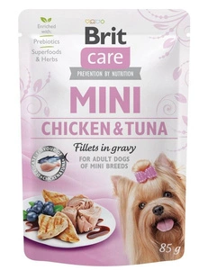 Brit Care Mini vistas un tunča filejas mērcē 85g