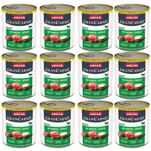 ANIMONDA GranCarno Pieaugušo suņu garša: briedis + ābols 800g