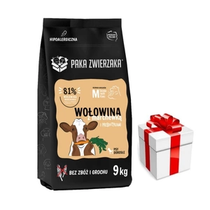 Paka Zwierzaka - Septītās debesis - Liellopu gaļa un burkāni "M" 9kg