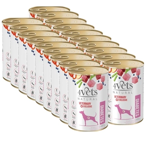 4Vets Dog Diabetes 400g x18
