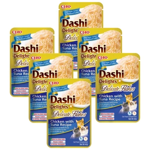 INABA Dashi Delights Delicate Flakes Chicken with Tuna Recipe 40g