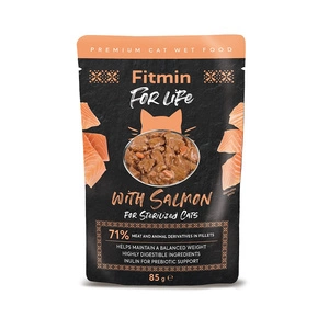 Fitmin Cat For Life Sterilizēts lasis 85g