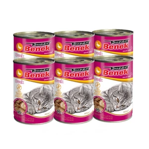 Super Benek KOT bezzbożowe kąski z kaczką w sosie 415g