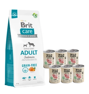 BRIT CARE Pieaugušajiem bez graudiem, laši 12kg