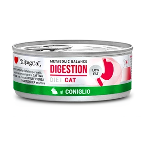 Disugual Veterinārais kaķu barība DIGESTION Rabbit (pieaugušajiem) 85g