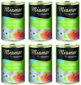 Miamor VitalDrink Kitten ar vistu 6x135ml