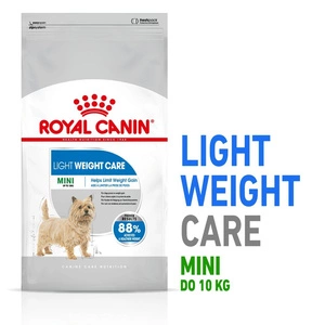 ROYAL CANIN CCN Mini Light Weight Care 8kg sausā barība pieaugušiem suņiem, mazām šķirnēm ar noslieci uz lieko svaru