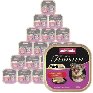 ANIMONDA Vom Feinsten mini junior tītars/teļš/ābols 100 g