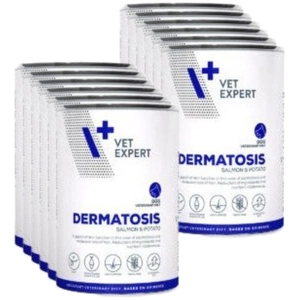 VETEXPERT Veterinārā diēta Dermatosis 12x400g