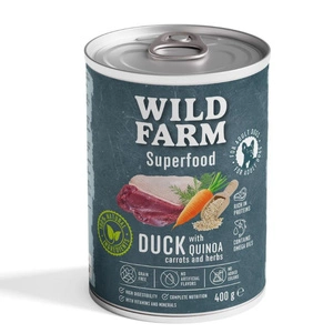 Wild Farm Superfood Duck 400g barība suņiem bez graudiem
