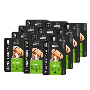 SUPER BENO Junior visu šķirņu kucēnu maisiņš ar tītaru 100g