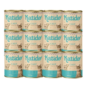 Katido Wet Cat Food Teļa gaļas barība 400g