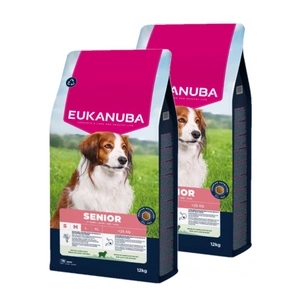 EUKANUBA Mature&Senior Mazo un vidējo šķirņu jēra gaļa ar rīsiem 12kg
