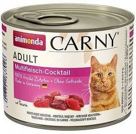 ANIMONDA Cat Carny Adult garša: multi gaļas kokteilis 200g x6