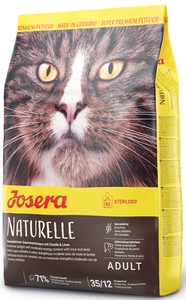 Josera Naturelle 2kg sterilizētiem kaķiem + pārsteigums kaķim