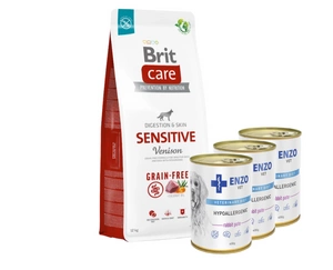 BRIT CARE Sensitive Venison bez graudiem 12kg