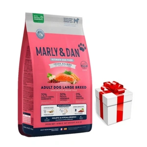 Marly & Dan Adult Dog Large Breed Fresh Salmon Holistic & Hypoallergenic 4kg sausā barība