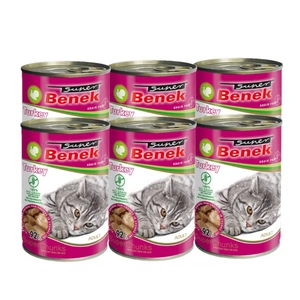 Super Benek KOT bezzbożowe kąski z indykiem w sosie 415g