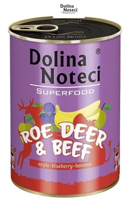 DOLINA NOTECI PREMIUM SUPERFOOD brieža un liellopa gaļa 400g