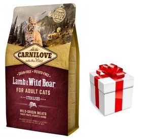 CARNILOVE Cat Lamb & Wild Boar Sterilizēts 6kg