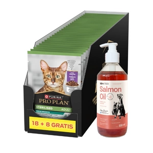 Purina Pro Plan Sterilizēts ar pīli kaķiem 26x85g (18+8 FREE)