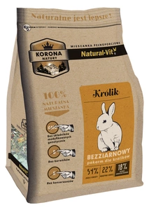 KORONA NATURY Natural-Vit barība trušiem 750g