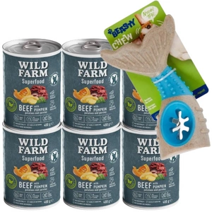 Wild Farm Superfood Beef 400g barība suņiem bez graudiem