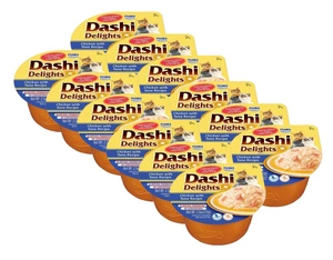 Inaba DASHI papildbarība kaķiem - buljons ar vistas un tunča garšu 12x70 g
