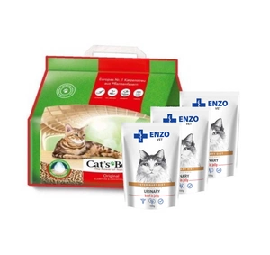 JRS Cats Best Eko Plus - koka ķemmēšanas pakaišu pakaišu komplekts 20l / 8,6kg