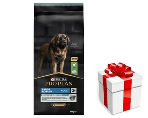 PRO PLAN Sensitive Digestion Large Robust pieaugušo suņu barība ar jēra gaļu 14kg + STAIGMENA SUŅIEM