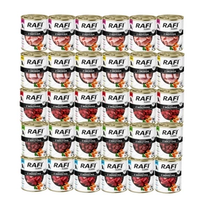 DOLINA NOTECI Mitrā barība suņiem Rafi Classic ar liellopu gaļu 800g