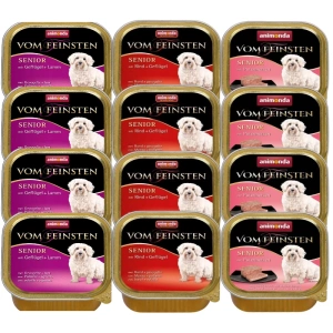 ANIMONDA Dog Vom Feinsten Senior garša: tītara sirsniņas 150g
