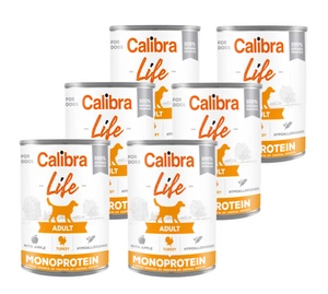 CALIBRA Dog Life Adult Turcija ar āboliem 6x400g
