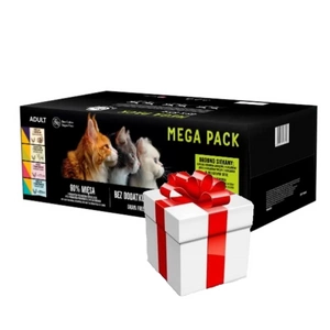 PetRepublic mitrā kaķu barība smalkā mērcē MIX gaļas un zivju garšas 48x85g