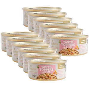 Applaws Taste Toppers Natural mitrā suņu barība ar vistas gaļu, šķiņķi un dārzeņiem 156g